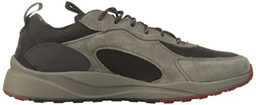 Columbia Tênis de caminhada masculino Pivot Wp, Tubarão/Elemento vermelho, 8