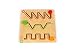 Produktbild edu fun 21036 Montessori Schreibübungsbrett Schönschreibübung Pinzettengriff und Stiftführung Vorbereitung zur Schreibbewegung Schreibübung für Kinder ab 2 Jahren Förderung der Handmotorik (Level 2)