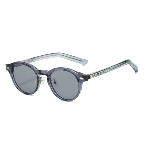 Lunettes de soleil rétro rondes pour festival et rooftop avec verres de protection UV400