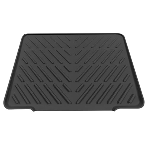 Tapete de drenaje de silicona para mostrador, escurridor de platos, tapete de secado antiderrames, higiénico, versátil, accesorios para lavar platos para utensilios de cocina, cuenco de disco