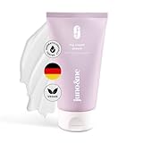 juno & me – Body Shaving Cream: Rasiercreme für gründliche & glatte Rasur - hilft bei eingewachsenen Haaren & Rasurbrand - Avocadoöl, Hyaluronsäure & Aloe Vera - vegan & frei von Parabenen - 150ml