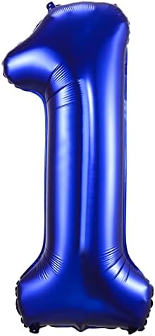 Colourful Number Balloons, 40inch Large Rainbow Number 5 Balloon Foil Mylar Helium Birthday Balloons for Birthday Party Decoration (Rainbow, Number 5)