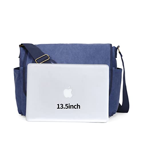 Sechunk Canvas Large Messenger Bag Shoulder Bag Cross Body Bag Crossbody Bag #TOP1