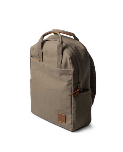 Image of DailyObjects Field Daypack Casual backpack fits upto 14 inch inch laptop with Luggage Sleeve| Unisex Travel Backpack | Made of Durable Canvas Material | Zippered Compartments with Pockets