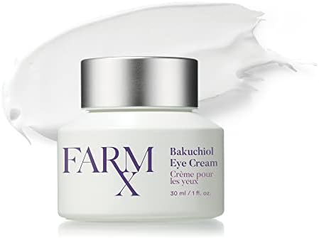 Farm Rx Bakuchiol Eye Cream - Vegan Revitalizing Cream to Reduce Dark Circles and Wrinkles Under and Around the Eyes, an Alternative to Retinol (30ml/1 fl oz) Clean Beauty