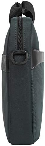 Targus Geolite Essential Business Professional Messenger Bag with Shoulder Strap for 17.3-Inch Laptop, Black (TSS99101GL)