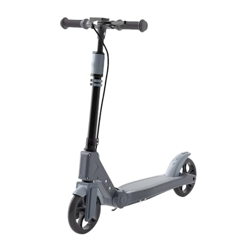 Regulowana składana hulajnoga dla dzieci i dorosłych, wysokość 80-105 cm, podwójne hamulce, nośność 100 kg, 20 cm, opony, szara, idealna dla nastolatków i dorosłych