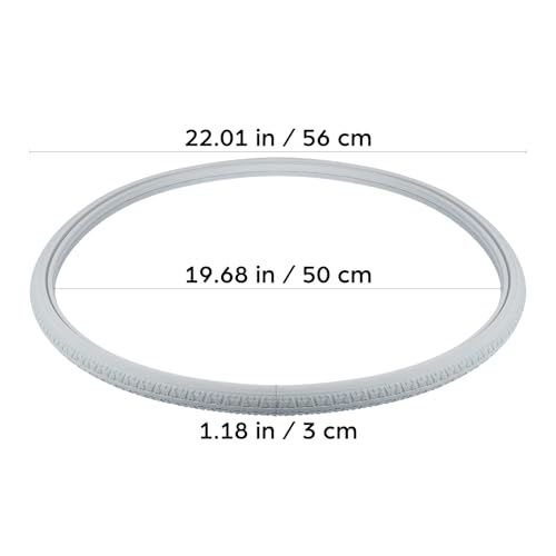 CLISPEED Vollgummireifen Rollstuhl Reifen: Non Scratch Rollstuhlhinterreifen Kompatibel mit Rollstuhlreifen Vollgummi 24x1 3/8, Grau Ersatzräder für Rollator Rollstuhl Ersatzteile