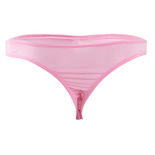 CHICTRY Men's Sexy Underwear Low Rise Sissy Pouch Bikini Briefs Thong Underpants3