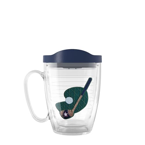 Tervis Golf Drive Time Made in USA Double Walled Insulated Tumbler Travel Cup Keeps Drinks Cold & Hot, 16oz Mug, Classic by Tervis - Used condition - US$16.63