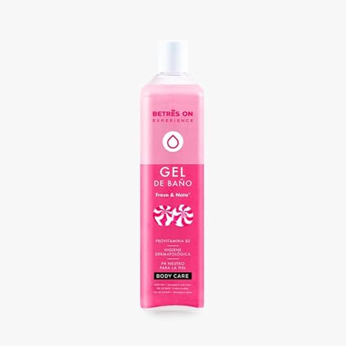 Gel de Baño Fresa y Nata Betres 750 ml.
