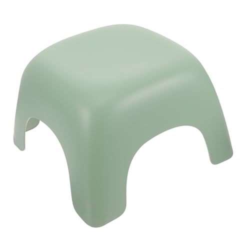 MOLUCKFU Taburete Infantil Antideslizante para Baño Plástico Resistente y Ligero Pequeño Taburete para Seguro para Inodoro y Escalón de Apoyo Color Verde Pequeño