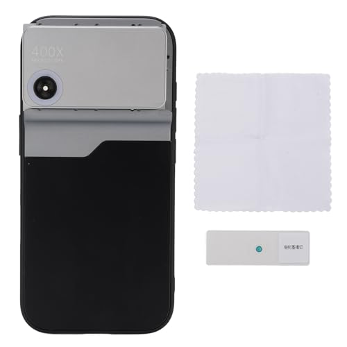 Microscopio per Telefono Cellulare 400X con Luce LED HD Attacco per per per 16 Pro alluminio tpu