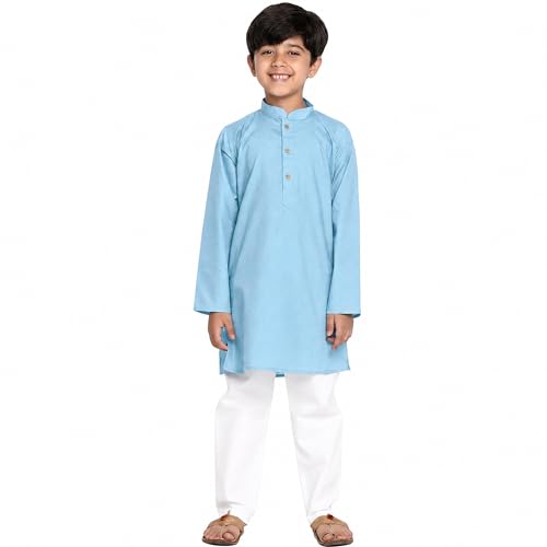 Image of Chandrakala Kids Kurta Set for Boys Indian Ethnic Wear (KK117-P)