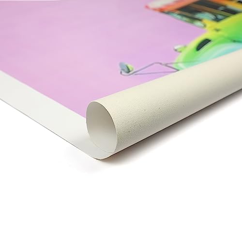 EXERZ Leinwand auf Rolle, Baumwoll 76cm x 10m, 330 g/m² Acrylmalerei, Ölgemälde, Tintenstrahldruck – Material für künstlerische Meisterwerke.