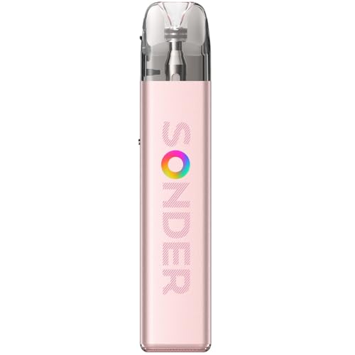 GEEKVAPE SONDER Q2 POD Vape Kit [Sakura Pink] - Upgarded Battery Cloud Focused Adjustable Airflow 30W Output Refillable Rechargeable All Q Pods Compatible E Cigarettes No Nicotine