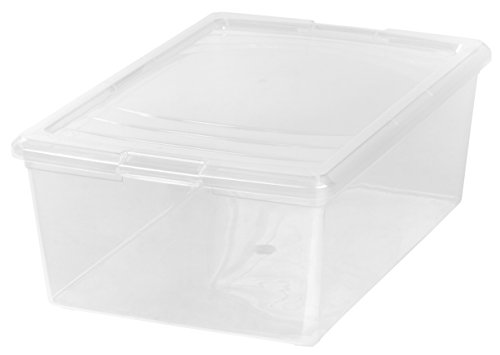IRIS 13.5 Quart Modular Storage Box, Clear