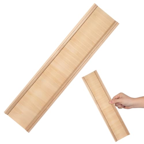 Plinthe murale miniature en bois 1:12 Toddmomy pour masquer les finitions de maquette