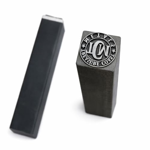 Metal Stamping Kit with Custom Metal Stamp, Personalized Hand Stamp for Jewelry, Stamp for Stamping Keys, Business Branding, Logo Marking, Professional Stamping Tools for Business Branding