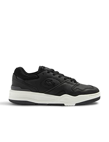 Lacoste Herren Low-Top Sneaker LINESHOT 223 1 SMA, Männer Halbschuhe,Strassenschuhe,Sportschuhe,SCHWARZ/DUNKELGRAU (237),45 EU / 10.5 UK