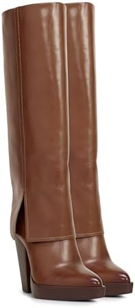 Vince Camuto Women's Nanfala Knee High Boot, Warm Caramel, 12 | Image 7