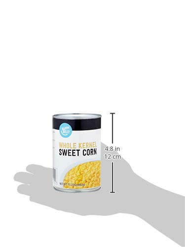 Amazon Brand - Happy Belly Whole Kernel Corn, 15 Ounce