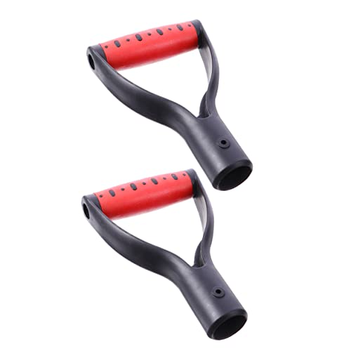 Abaodam 2Pcs Handle for Shovels Comfortable Replacement Shovel Parts for Easy Grasping Ergonomic Design for Garden Hand Tools Durable Construction for Landscaping