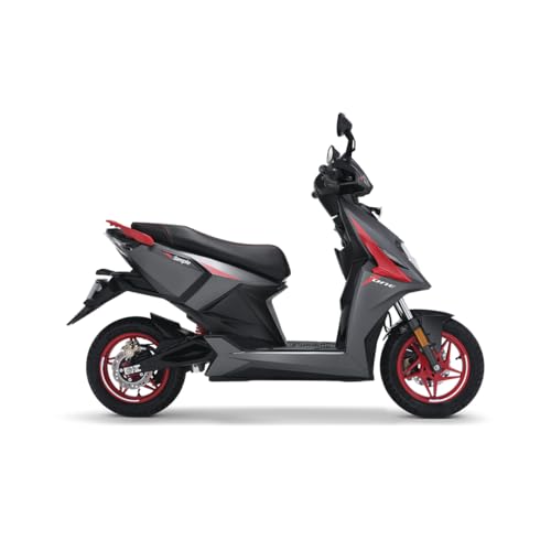 Image of Simple Energy ONE Electric Scooter | 265 km Range | 115 km /h Top Speed | 5kWh Battery | Brazen X (Black and Red)| Advance Booking for Ex-Showroom