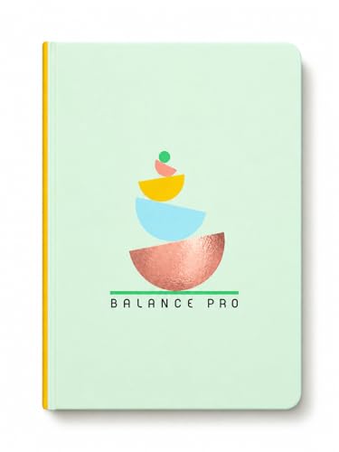 Image of DOODLE Work Life Balance Planner - A5 Undated 6 Months Planner | Productivity, Goal Setting & Self-Care Gratitude Journal | Monthly + Daily Planning | Hard Cover | 200+ Stickers | Balance Pro