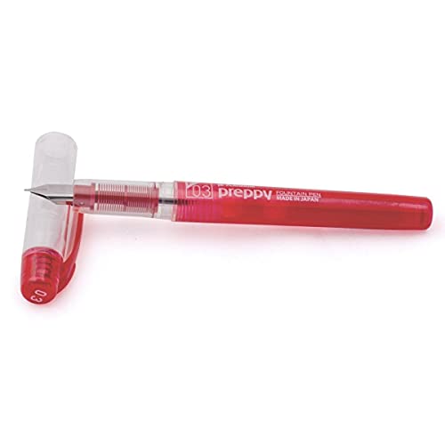 Image of PLATINUM, Fountain Pen - PREPPY. (RED, Medium)