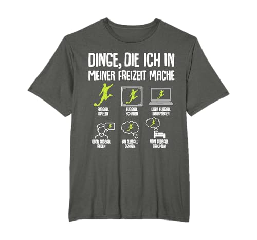 Fußball Fußballer Jungen Kinder Herren T-Shirt