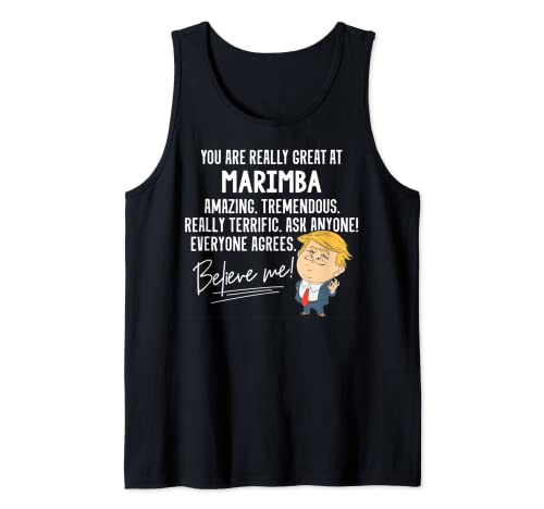 Funny Trump 2020 Really Great Marimba Gift Shirt Tank Top