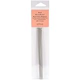 Lacis EU10-#0 Hook/Point Knitting Needles 6 Coated Aluminum (5 Pack), No. 0/2.0mm, Grey by Lacis