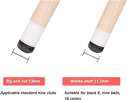 Taco de billar Pool Cue 58 pulgadas 19 oz miniatura 3
