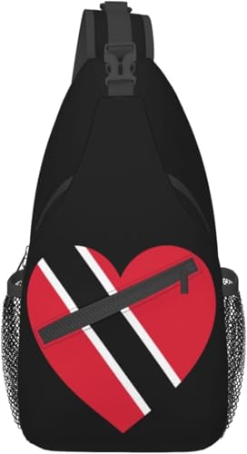 Morrales cruzados unisex con bandera de Trinidad y Tobago miniatura 1