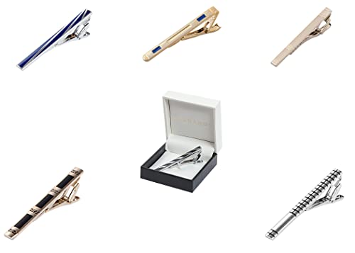 Image of TIE STUDIO Men's Metal tie pin | pack of 1 | Alloy Steel | Superior finishing | Packaging - Black box