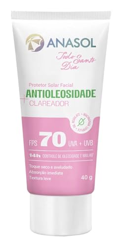 Anasol Protetor Solar Facial Antioleosidade Clareador Todo Santo ...