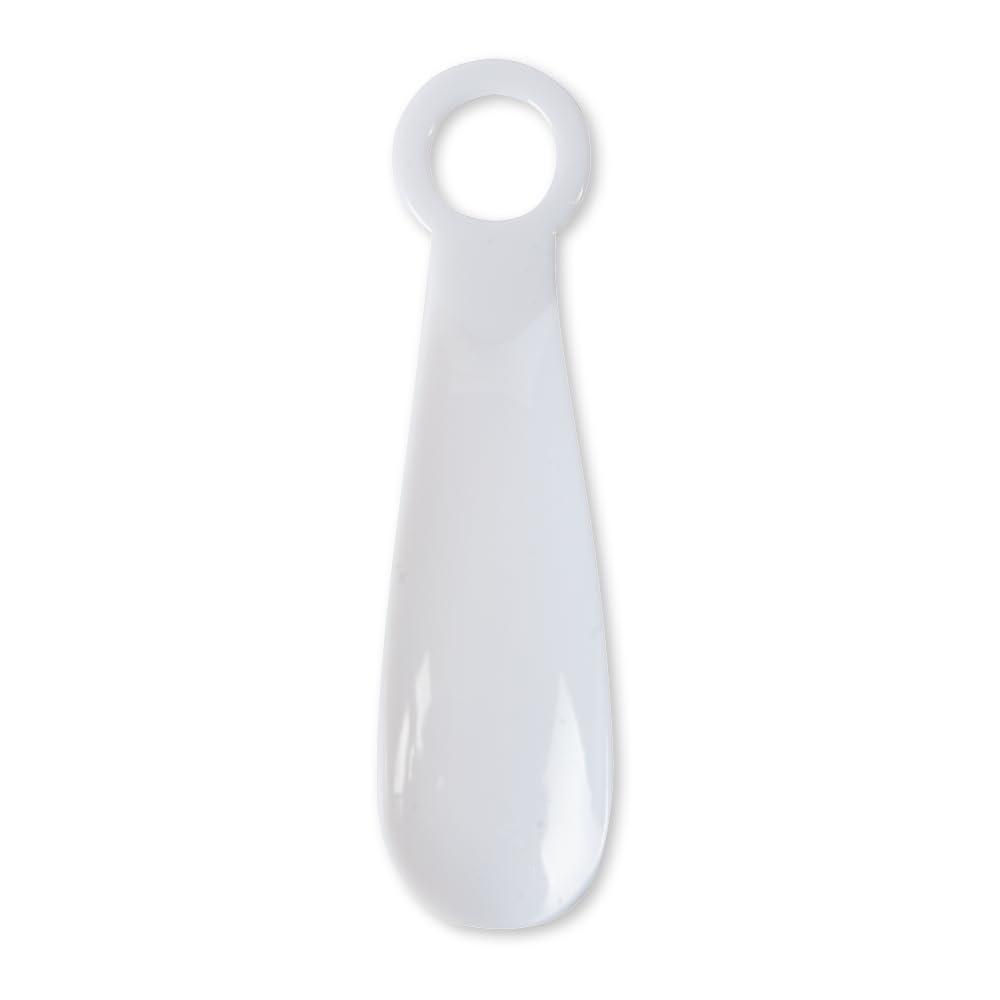 FRANZ MENSCH 500 Stück Hygostar Schuhlöffel | PET, weiß, L: 14cm, B: 4cm, Standard