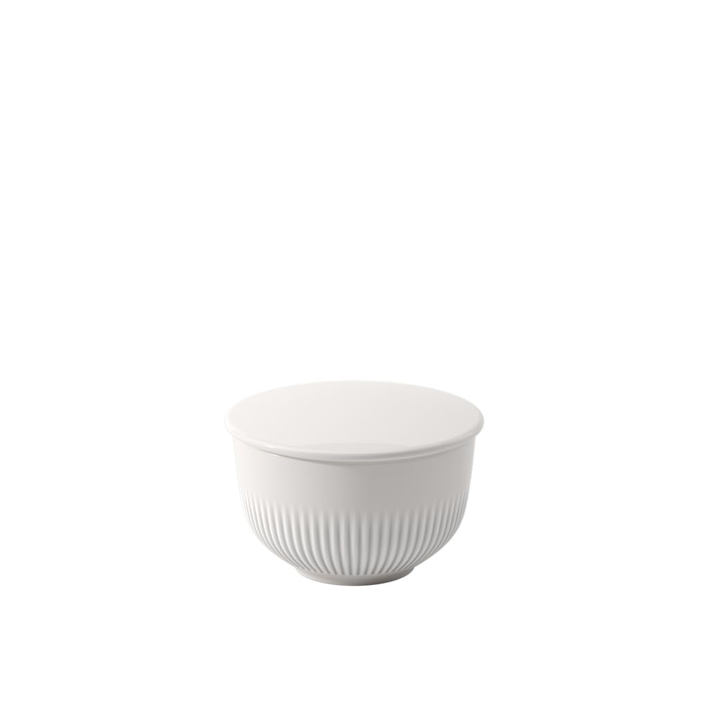 Villeroy & Boch - Afina Sugar Bowl with lid, Bowl for Sugar, sweeteners or Treats, Dishwasher-Safe, Microwave-Safe, Premium Porcelain Made in Germany