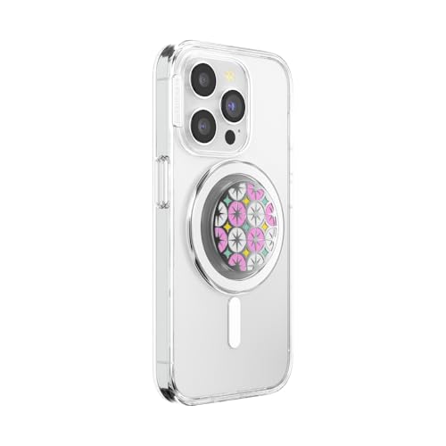 Image of PopSockets Phone Grip for MagSafe, Magnetic Holder, Phone Stand, Enamel - Atomic Wallpaper