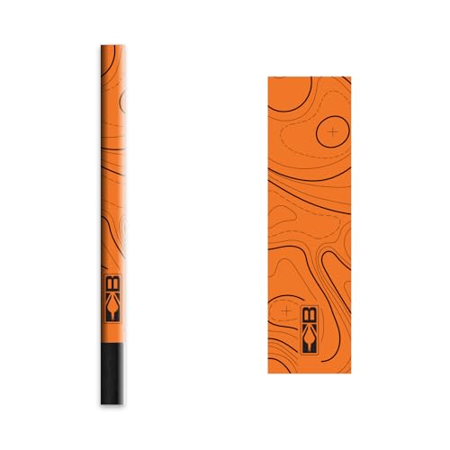 Bandes topographiques Bohning XS orange fluo pour flèches haute visibilité