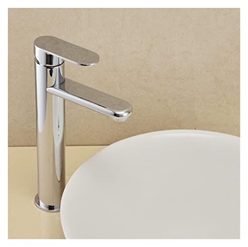 Grifos de lavabo anticorrosión en latón largo para evitar salpicaduras 4