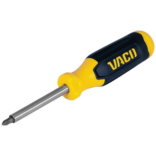 VACO VAC1230 Multi-Bit Screwdriver, 23-in-1 Magnetic Tool with 1/4-Inch Nut Driver and Comfort Handle