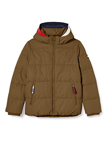 Preisvergleich Produktbild Tommy Hilfiger Jungen Essential Padded Jacket Jacke, Olive Tree, 4