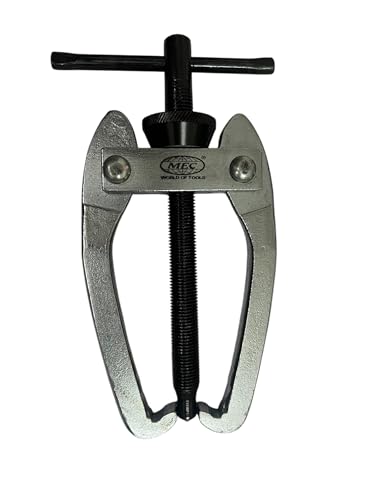 Image of MEC 2-Jaw Gear Bearing Puller - Removal Tool for Gears, Pulley, and Flywheel with Heavy Lock Nut and Spindle (6 inch (150mm))