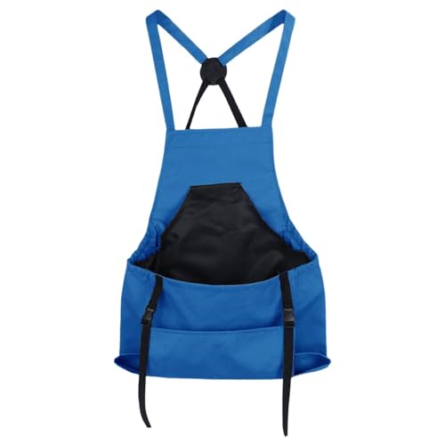 Gardening Apron Harvest, Pocketed Gardening Apron, Farm Clothing For Fruit Picking, Crossover Back With Large Capacity For Women And Men