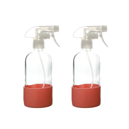 手動加圧 500 ミリリットルガラス噴霧器ボトル調整可能なミストノズルと頑丈なデザインの植物用調整可能なノズル植物ミスターボトル