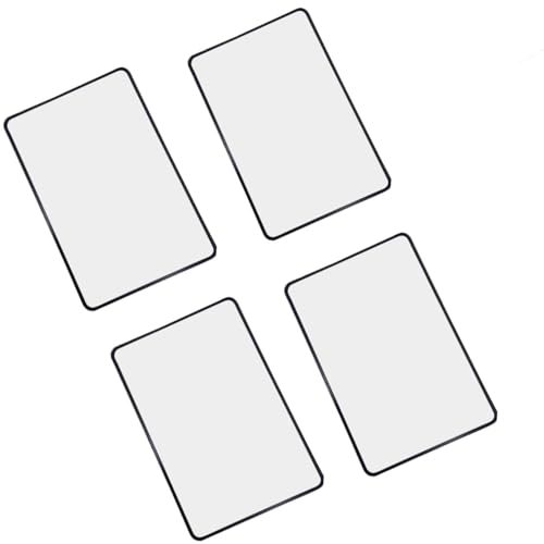 Loupe de Lecture,4 pièces Loupe Grossissante Légère,Loupe de Lecture Pleine Page,Rectangulaire Loupe,pour Les Personnes âgées,Les Livres,Les Bijoux,Le...