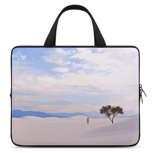Housse ordinateur 15 pouces antichoc sacoche ordinateur portable paysage sable
