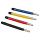 4er Set Kratzbürsten Schleifbürste Stiftform Verstellbar Reinigungsbürste für Münzen Schmuck Uhren Glasfaser Nylon